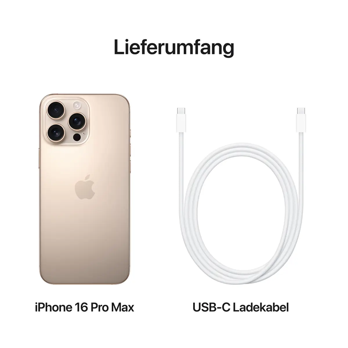 iPhone 16 Pro Max 256GB Titan Wüstensand