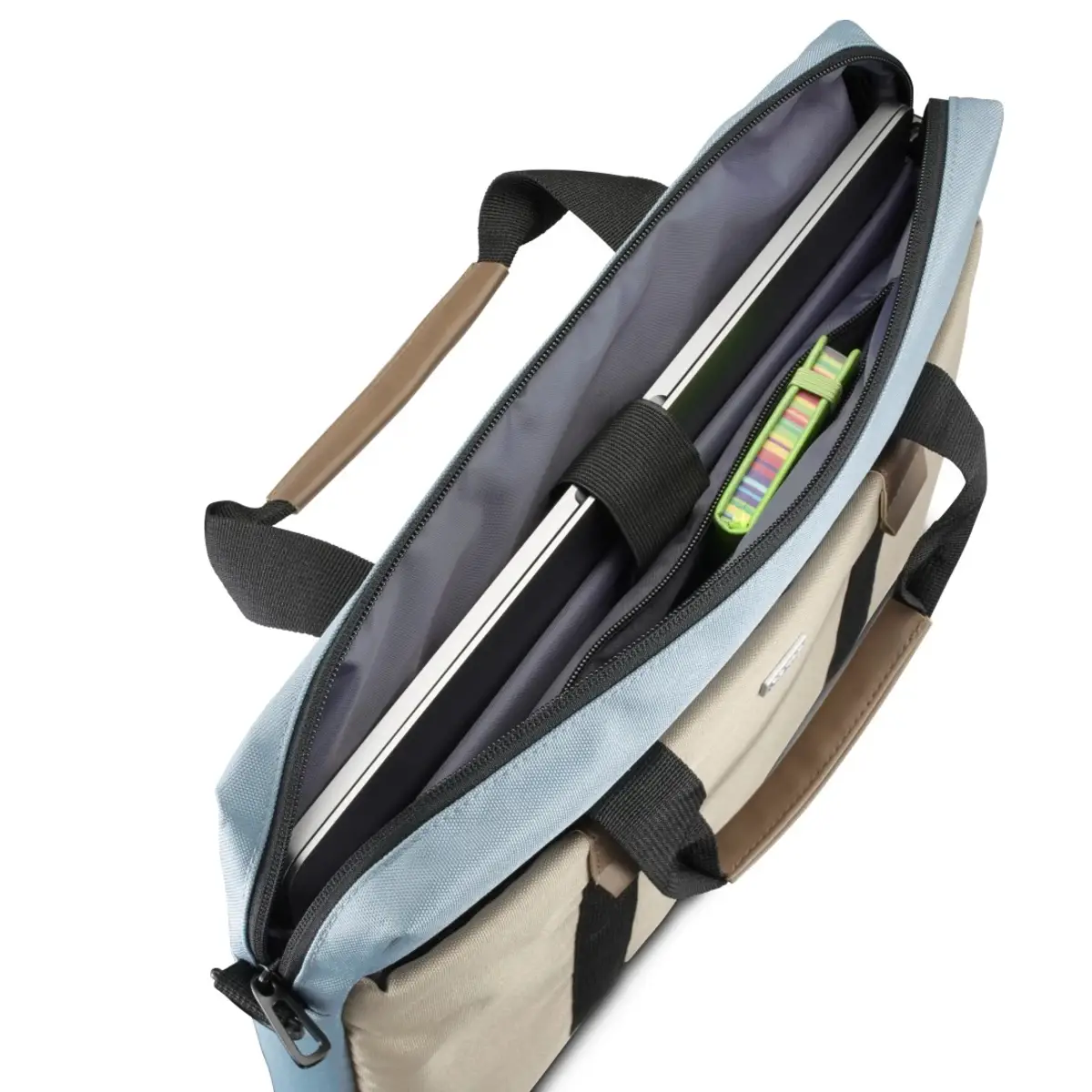 Silvan Laptop-Tasche hellblau 41,1cm (16.2") Schultergurt 600 g