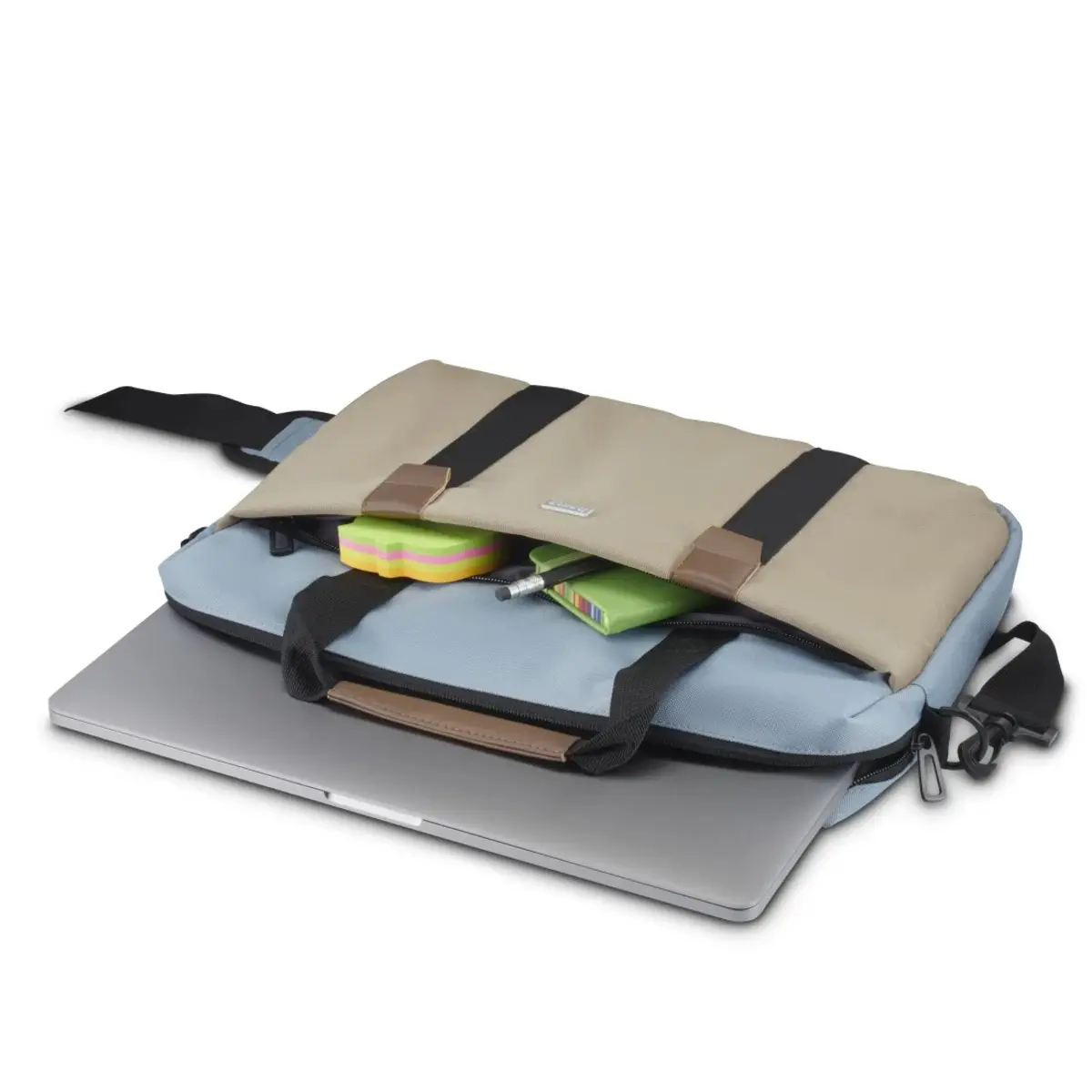 Silvan Laptop-Tasche Hellblau 35,8cm (14.1") Schultergurt