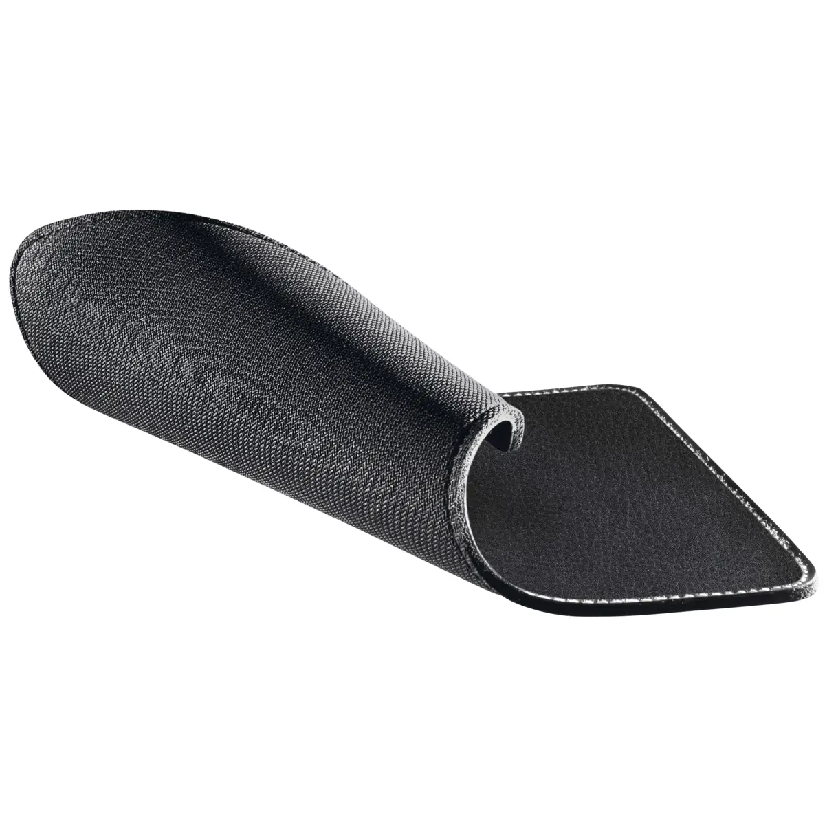 Mauspad Lederoptik Schwarz