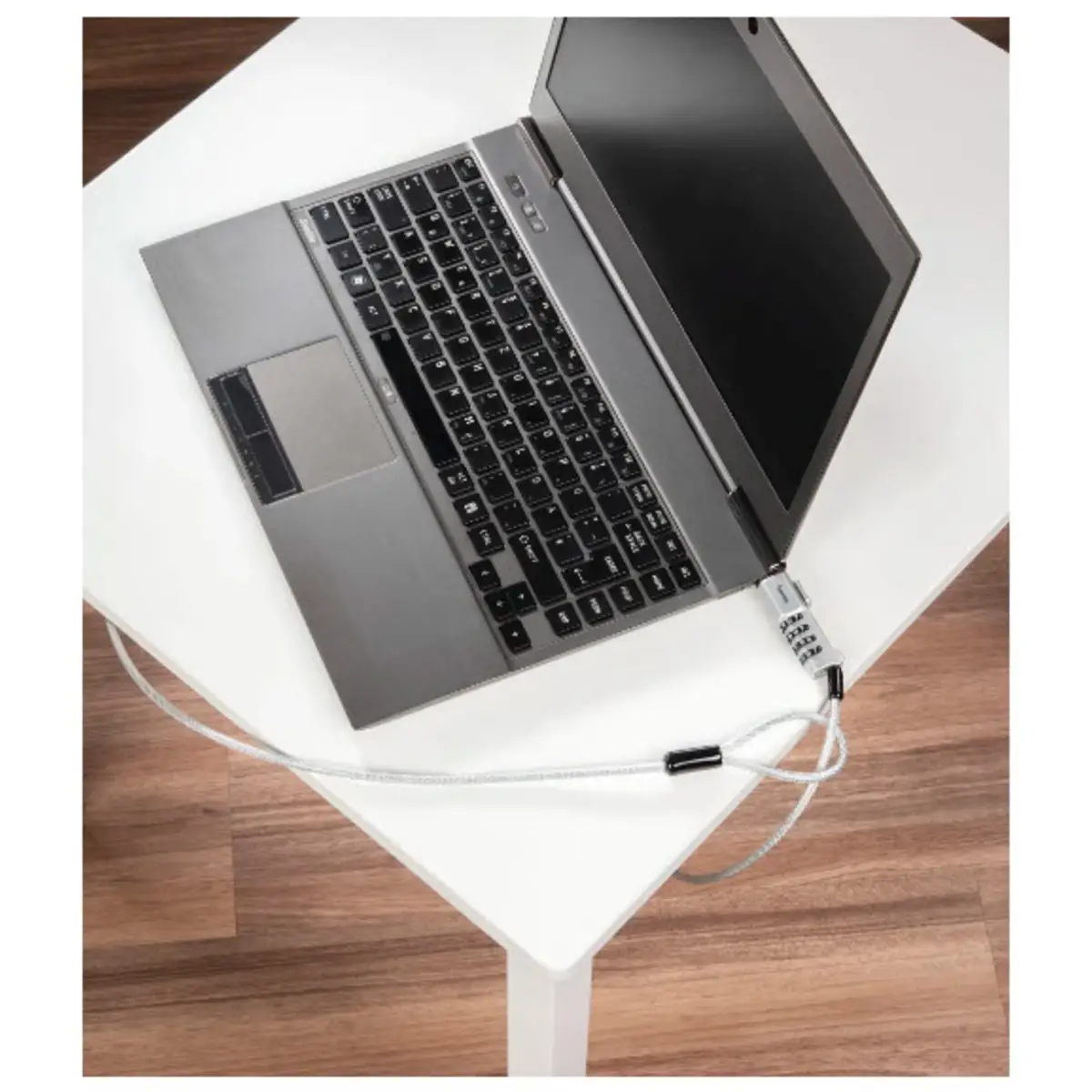 Nano Zahlenschloss 4-stellig Carbonstahl Silber