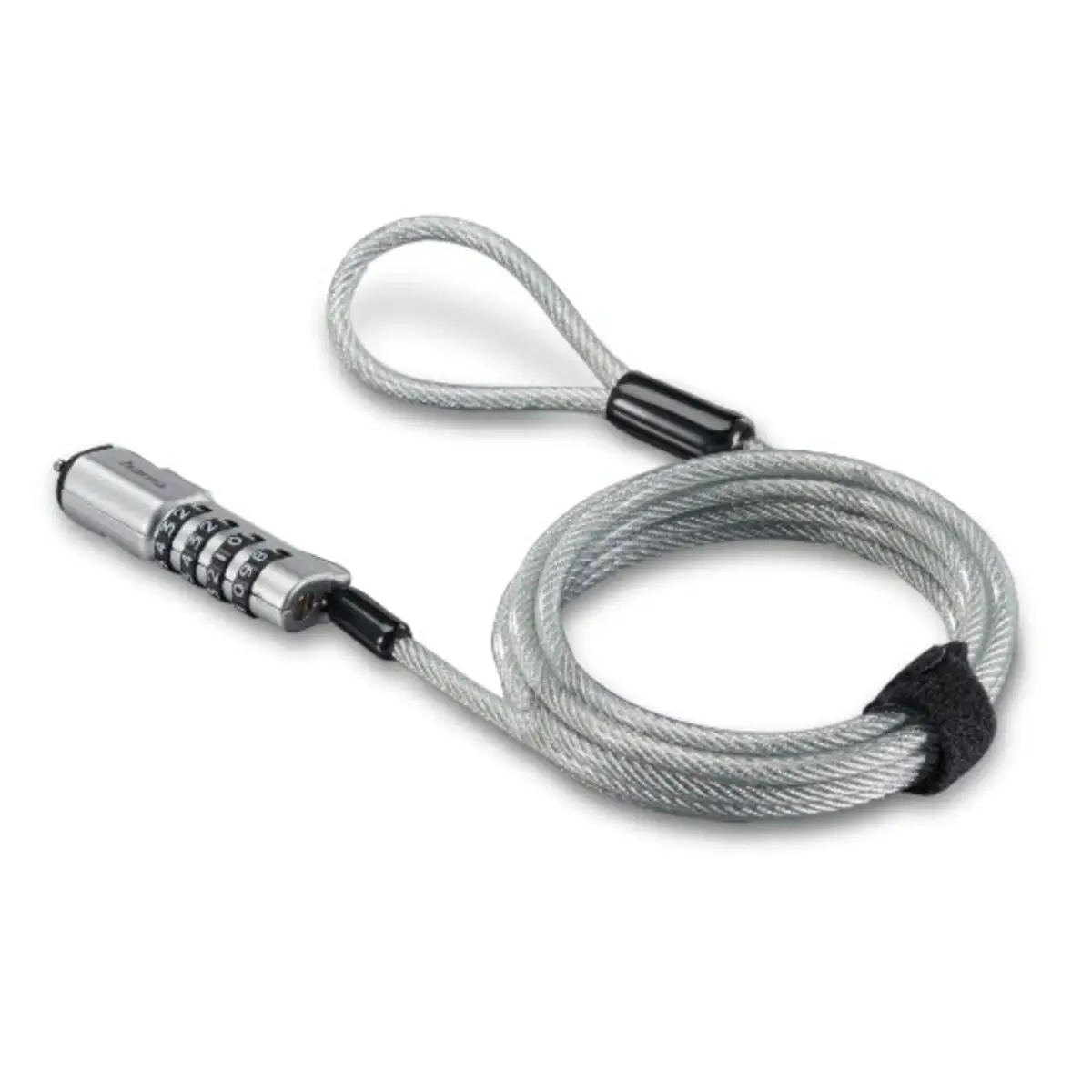 Nano Zahlenschloss 4-stellig Carbonstahl Silber