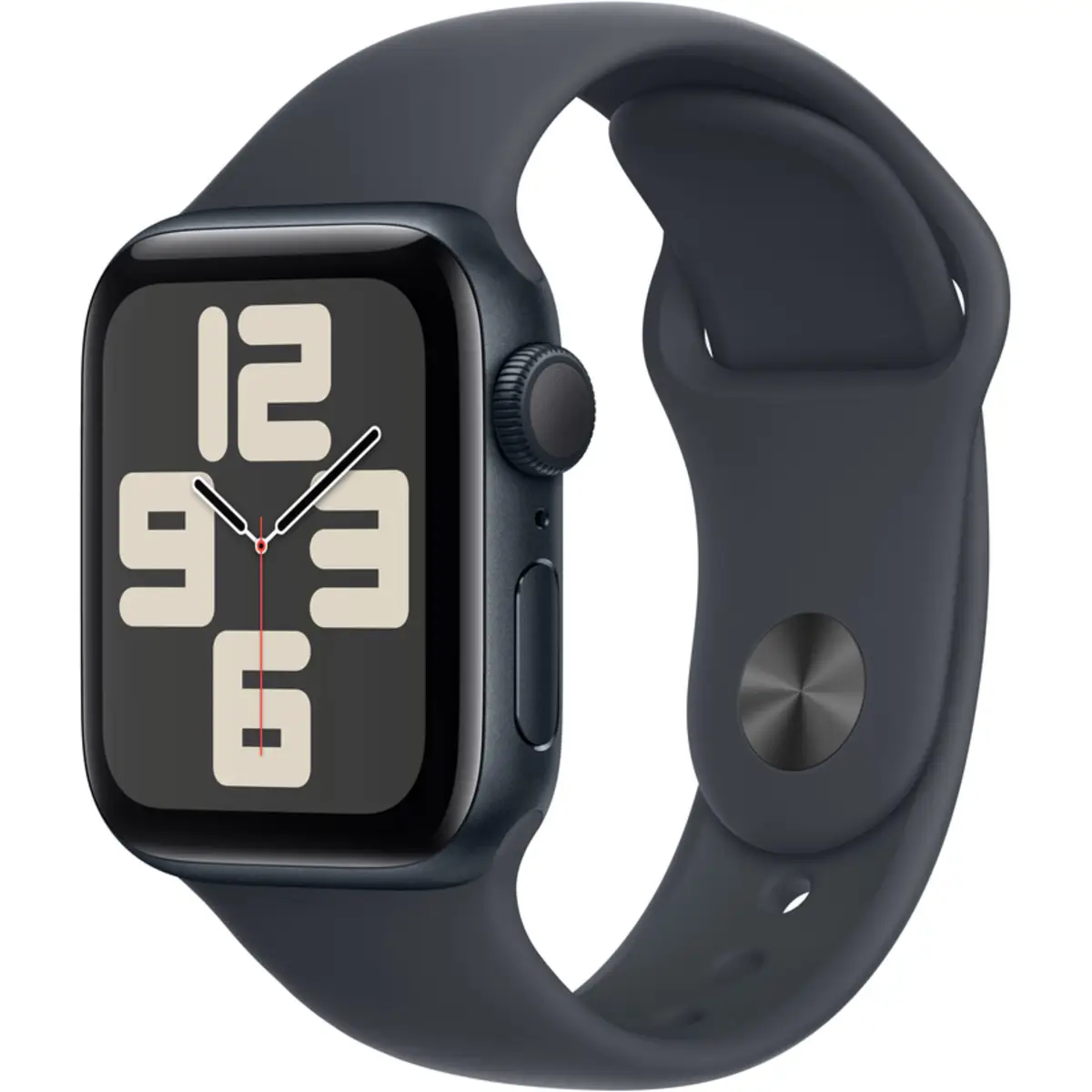 Apple Watch SE GPS 40mm Midnight Aluminium Case with Midnight Sport Band, S/M