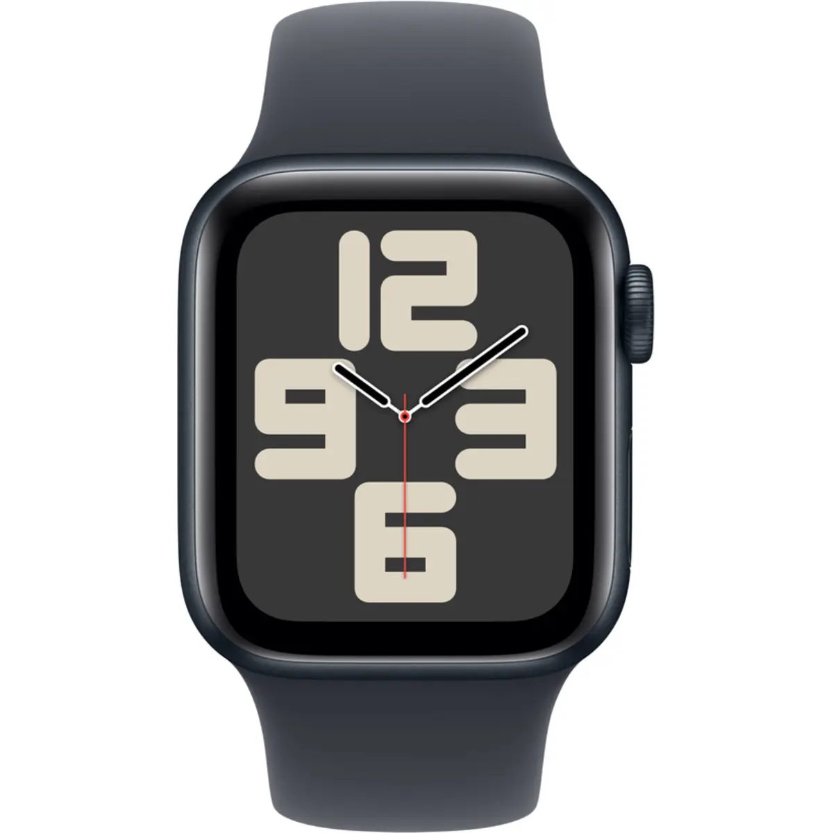 Apple Watch SE GPS 40mm Midnight Aluminium Case with Midnight Sport Band, S/M