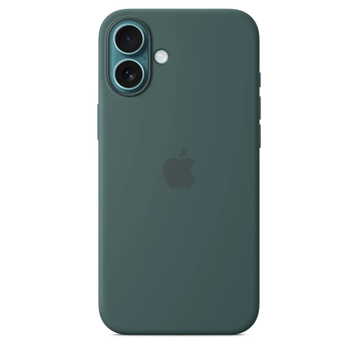 iPhone 16 Plus Silicone Case with MagSafe, Lake Green
