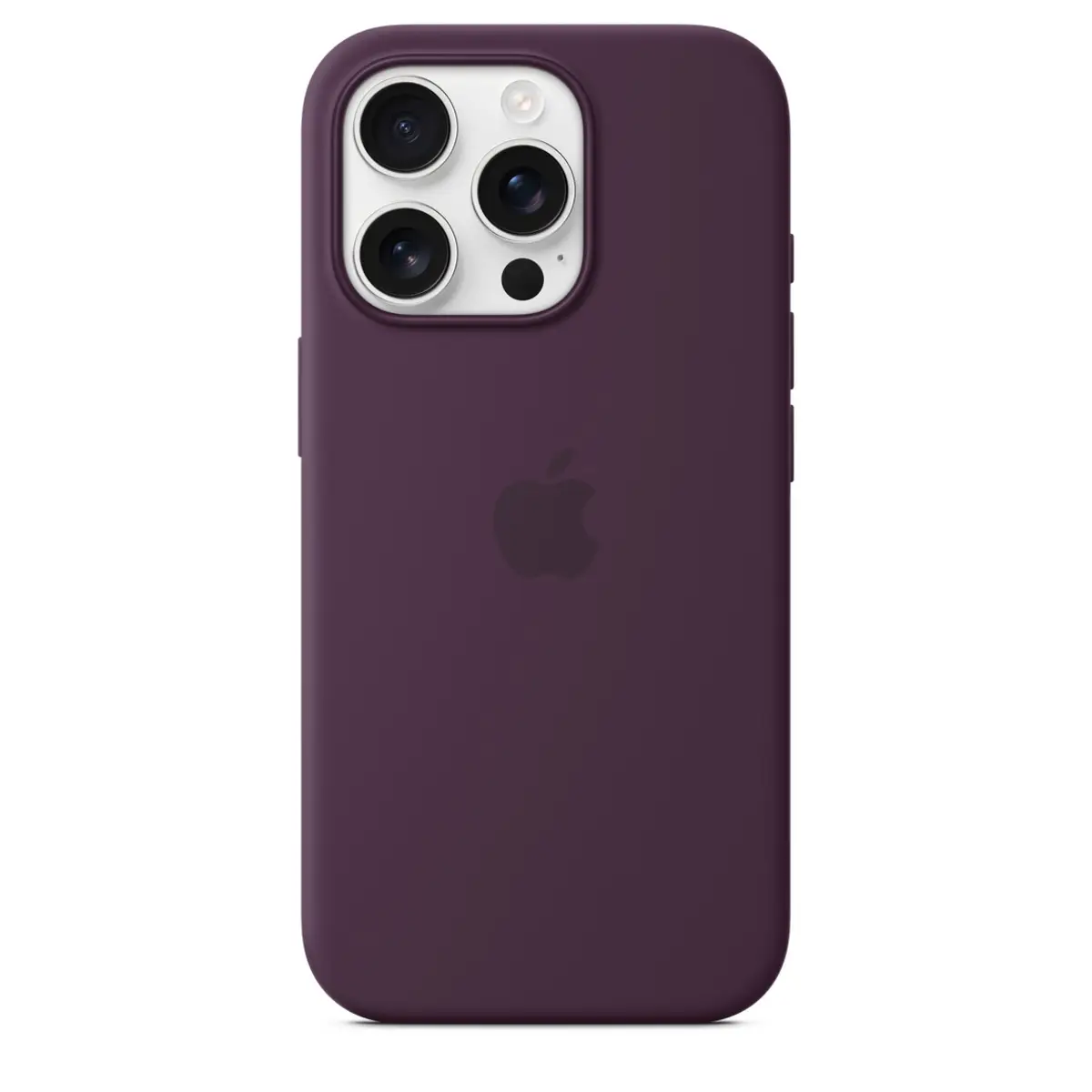 iPhone 16 Pro Silicone Case with MagSafe, Plum
