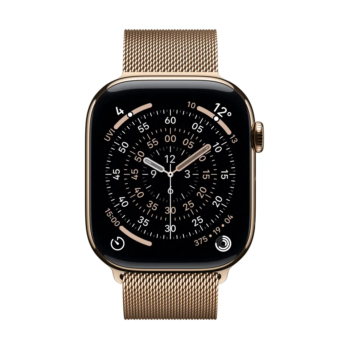 46mm Gold Milanese Loop, S/M
