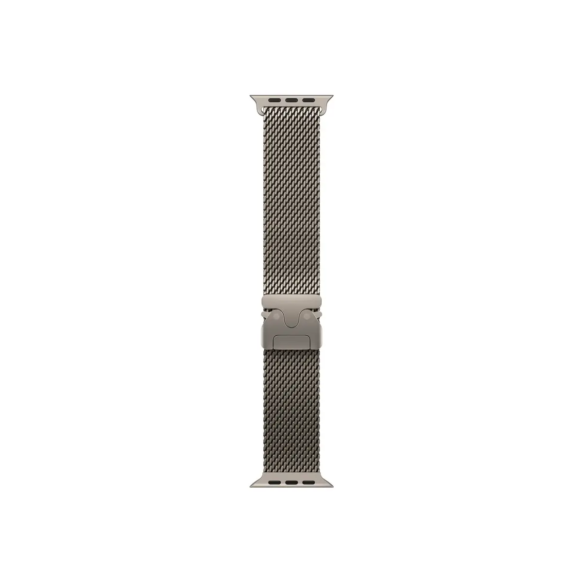 49mm Natural Titanium Milanese Loop, Medium