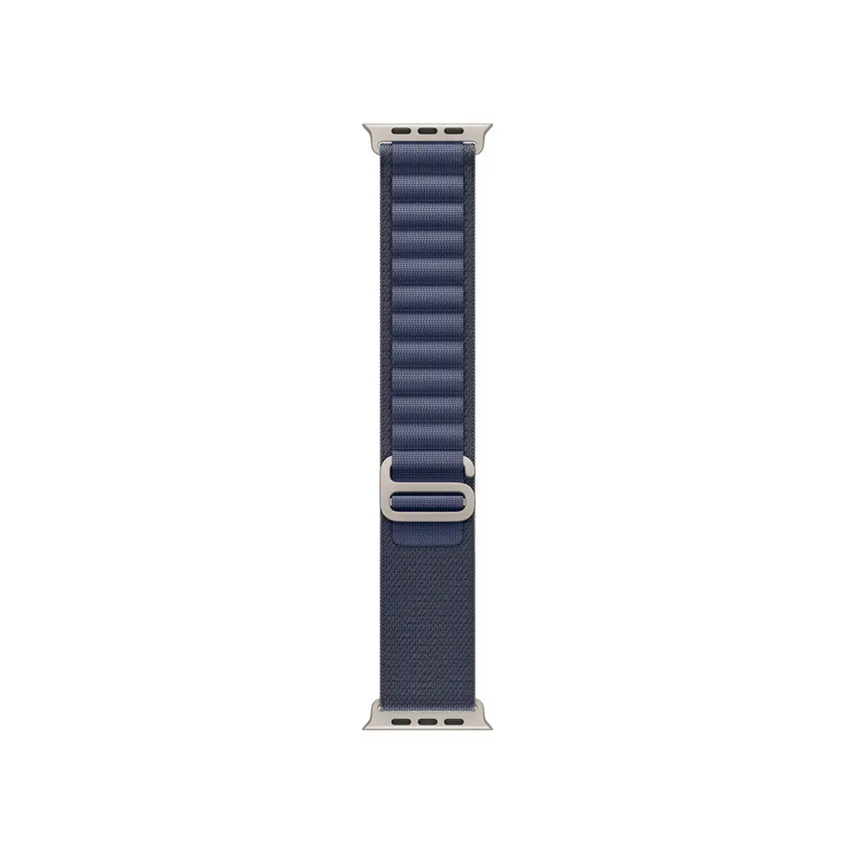 49mm Navy Alpine Loop - Small, Natural Titanium Finish