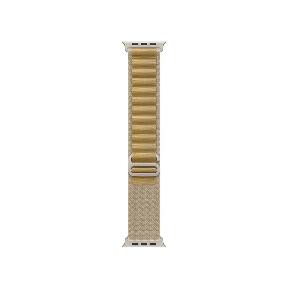 49mm Tan Alpine Loop - Small, Natural Titanium Finish