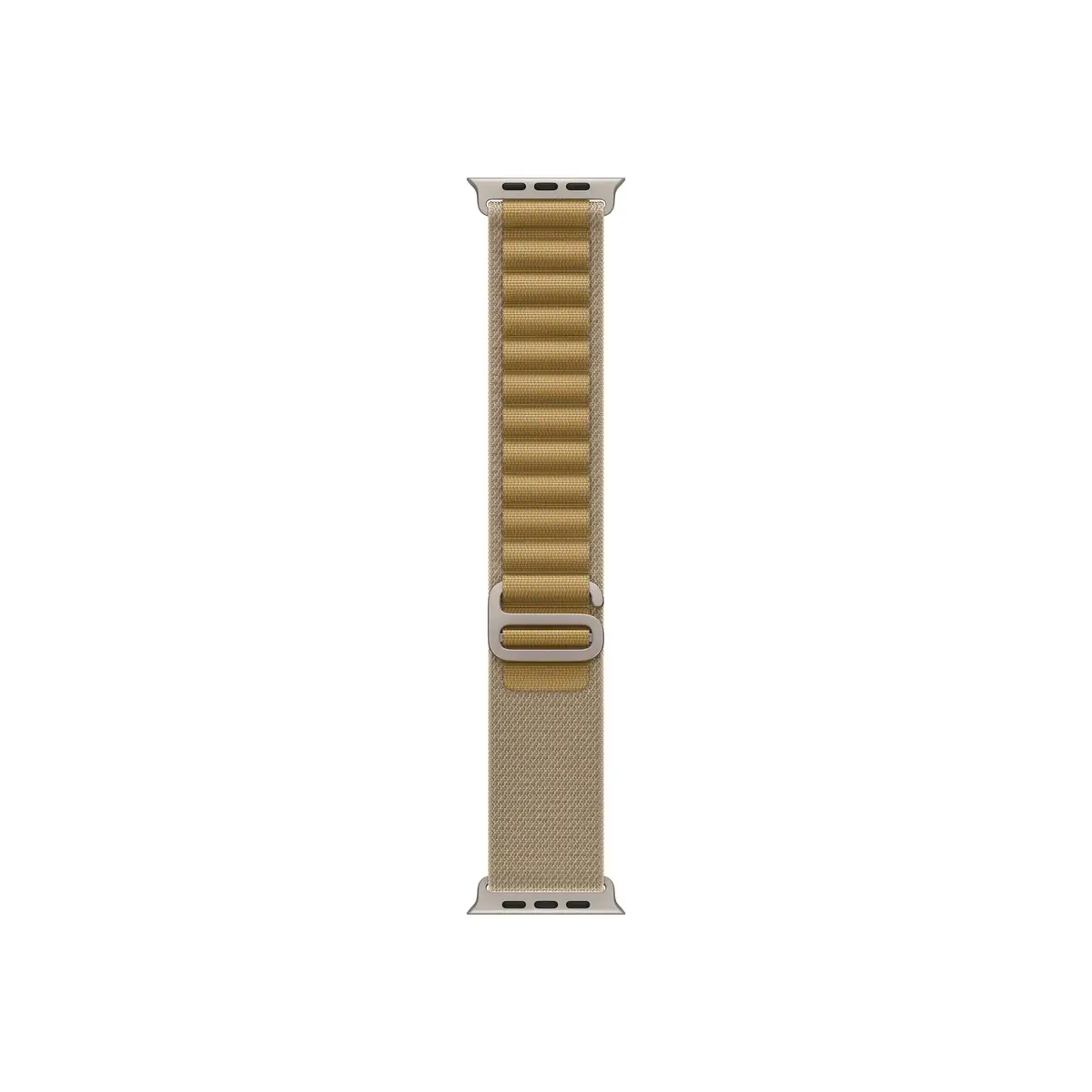 49mm Tan Alpine Loop - Large, Natural Titanium Finish