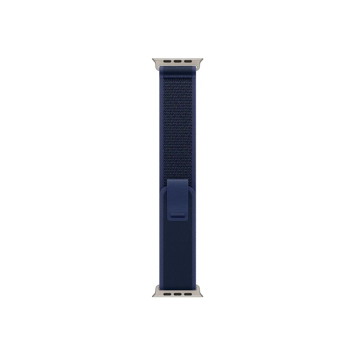 49mm Blue Trail Loop - S/M, Natural Titanium Finish