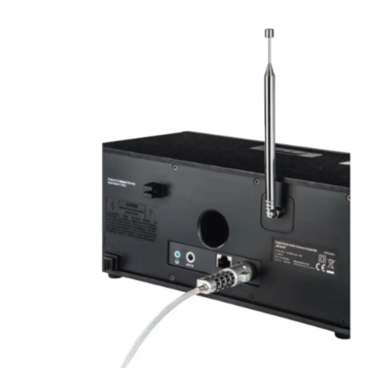 Laptopschloss USB Zahlenschloss 4-stellig Carbonstahl Silber