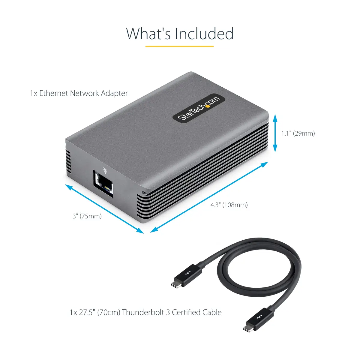 Thunderbolt 3 to Ethernet Adapter 10GbE Multi-Gigabit Thunderbolt 3 to RJ45 Network Adapter 10GBASE-T/5-2,5GBASE-T NIC TB3/TB4 10G Network Adapter w/ TB3-Certified Cable TB3 10GbE Win/Mac (TB310G2)