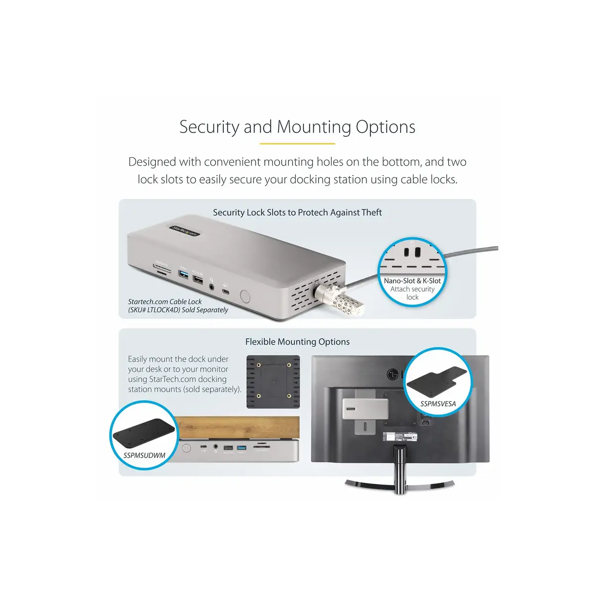 Thunderbolt 4 Dockingstation Multi Monitor Dock für 4 Monitore 2xHDMI/2x DP 7xUSB Hub 2.5 Gb Ethernet 98W Power Delivery USB4/USBC/TB3 Laptop Dock