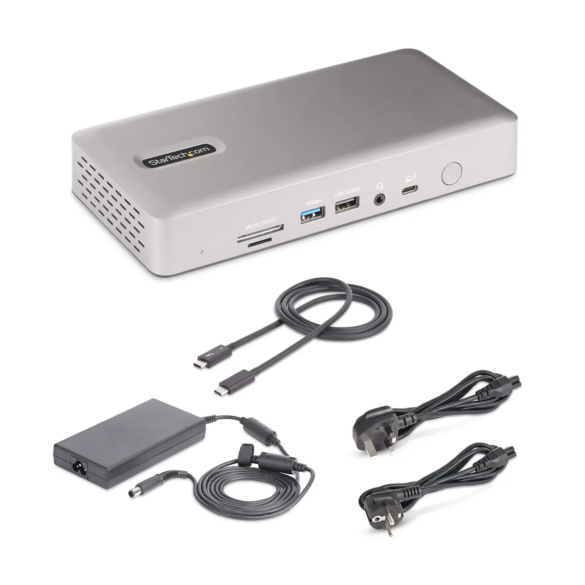 Thunderbolt 4 Dockingstation Multi Monitor Dock für 4 Monitore 2xHDMI/2x DP 7xUSB Hub 2.5 Gb Ethernet 98W Power Delivery USB4/USBC/TB3 Laptop Dock