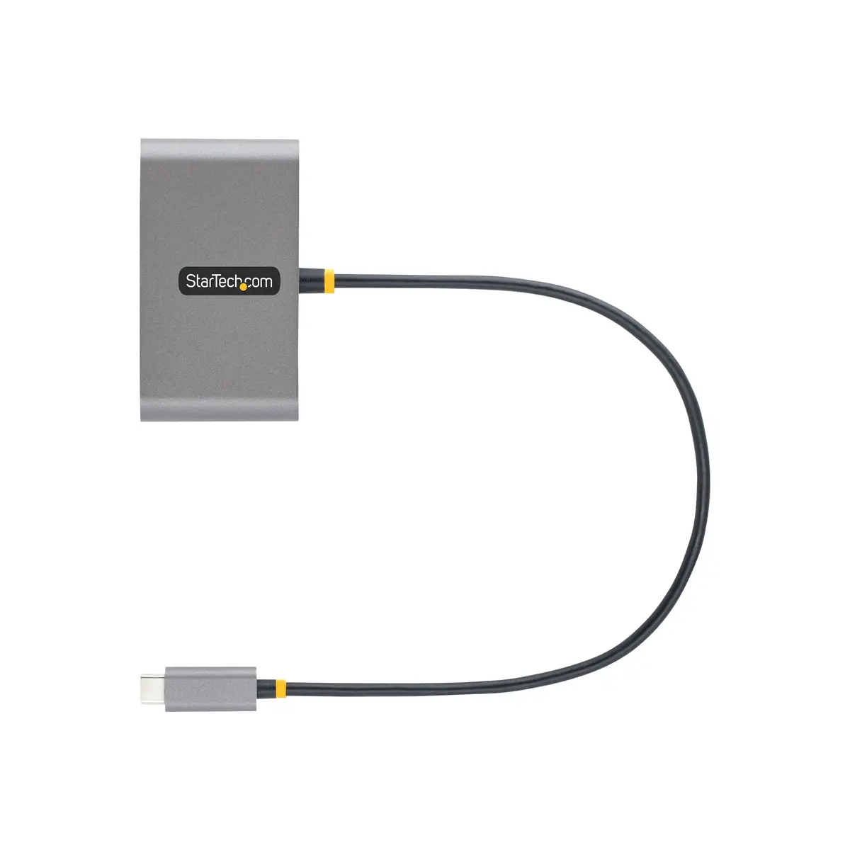 4-Port USB-C Hub mit Power Delivery Pass-Through 2xUSB-A + 2xUSB-C 5 Gbit/s 30cm Kabel Tragbarer USB-C Mini Hub USB 3.0 USB-C Splitter/Verteiler
