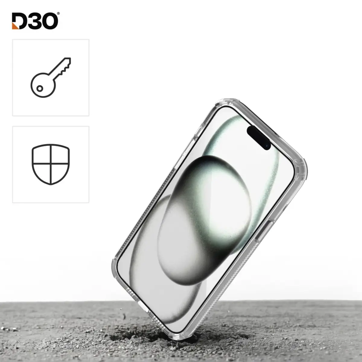 Handy-Schutzglas "Extreme Protect" für Apple iPhone 16 Montagehilfe