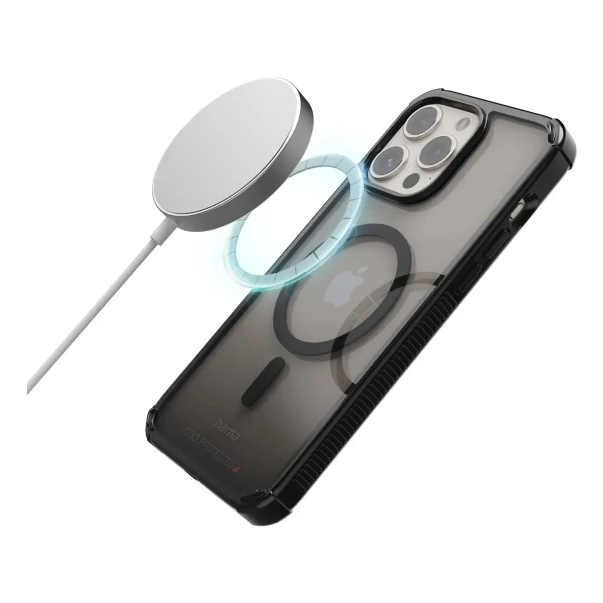 Handyhülle MagCase "Extreme Protect" 15,5 cm 6.1" für Apple iPhone 16 Schwarz
