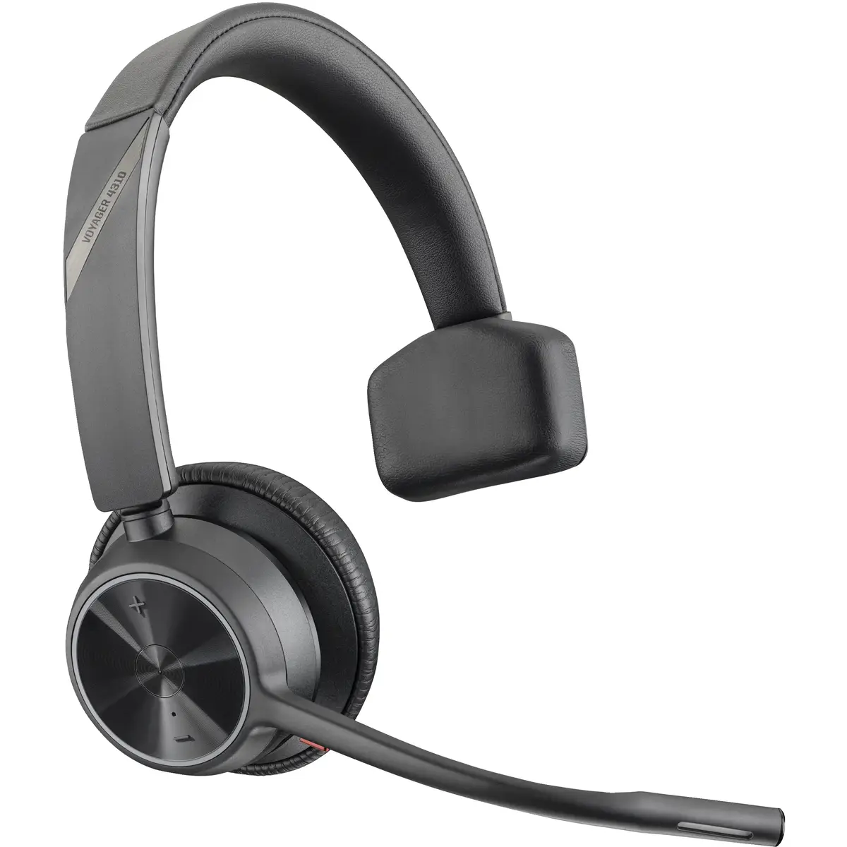 Poly Voyager 4310 Headset On-Ear Bluetooth kabellos kabelgebunden USB-C Schwarz Zoom Certified Zertifiziert für Microsoft Teams