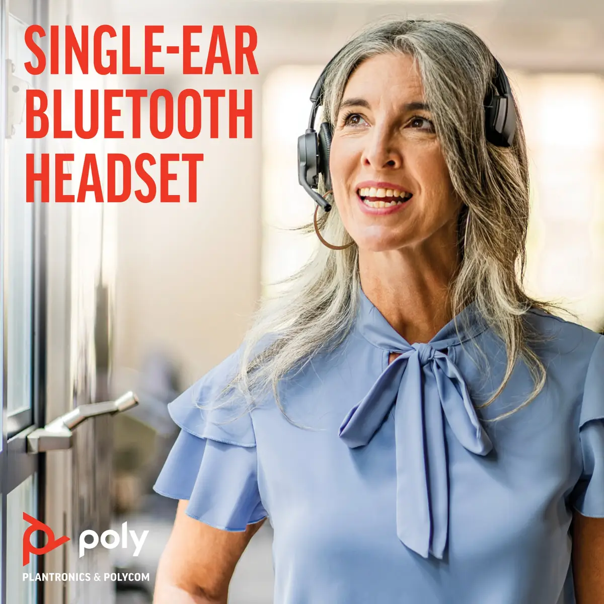 Poly Voyager 4310 Headset On-Ear Bluetooth kabellos kabelgebunden USB-C Schwarz Zoom Certified Zertifiziert für Microsoft Teams
