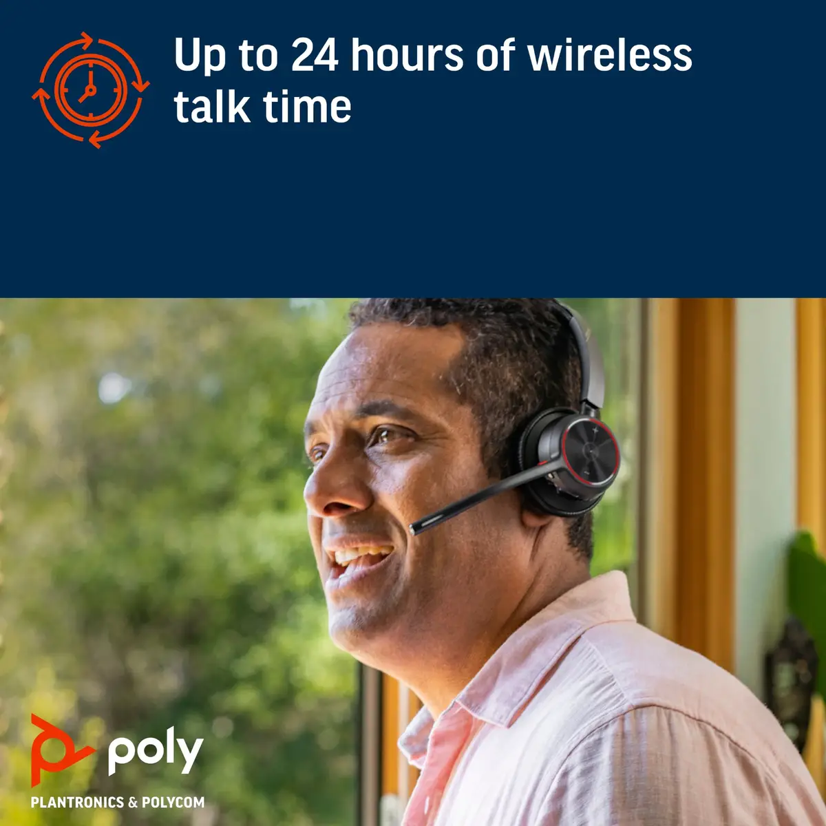 Poly Voyager 4310 Headset On-Ear Bluetooth kabellos kabelgebunden USB-C Schwarz Zoom Certified Zertifiziert für Microsoft Teams