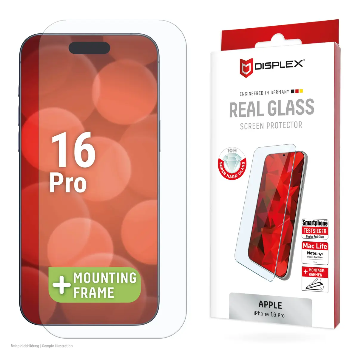 DISPLEX Privacy Glass Full Cover iPhone 16 Pro