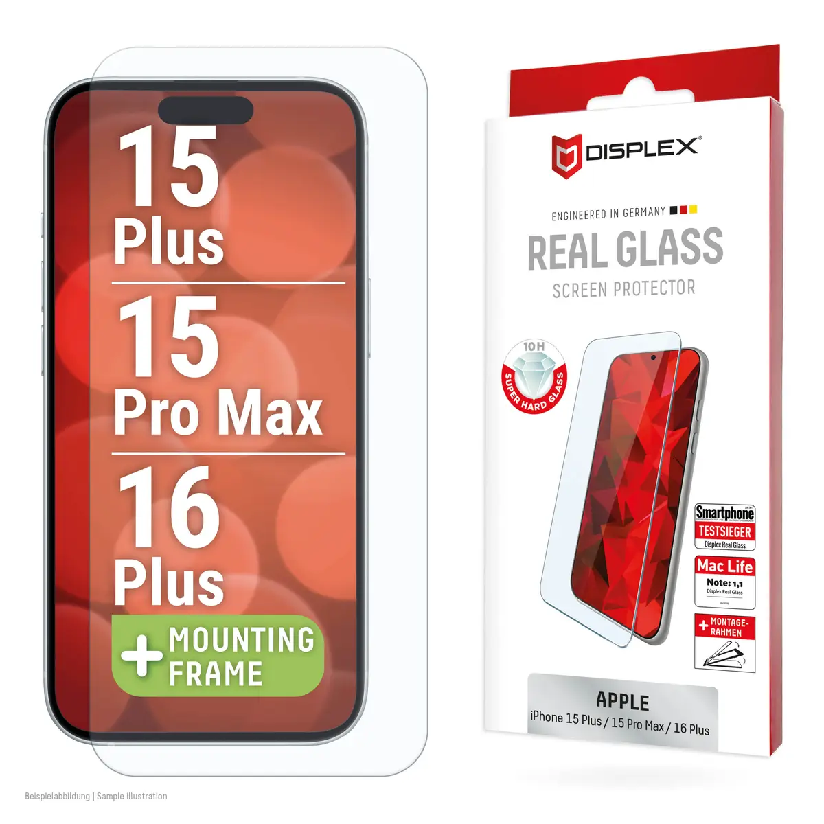 DISPLEX Real Glass iPhone 16 Plus