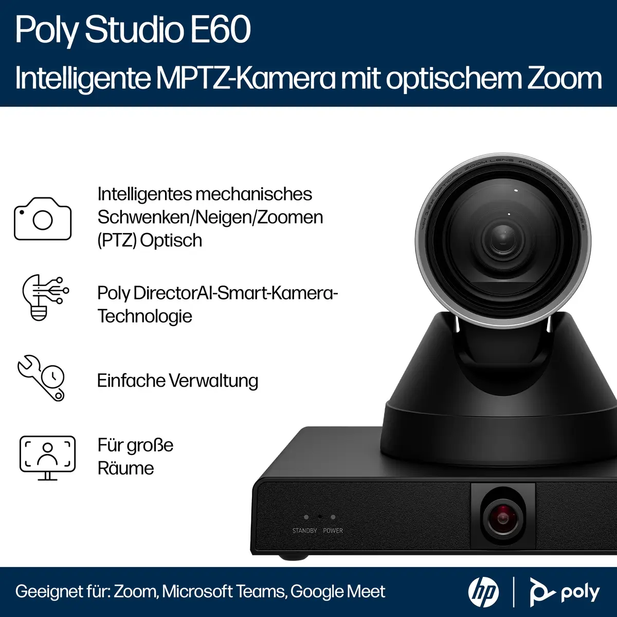 Poly Studio E60 Konferenzkamera