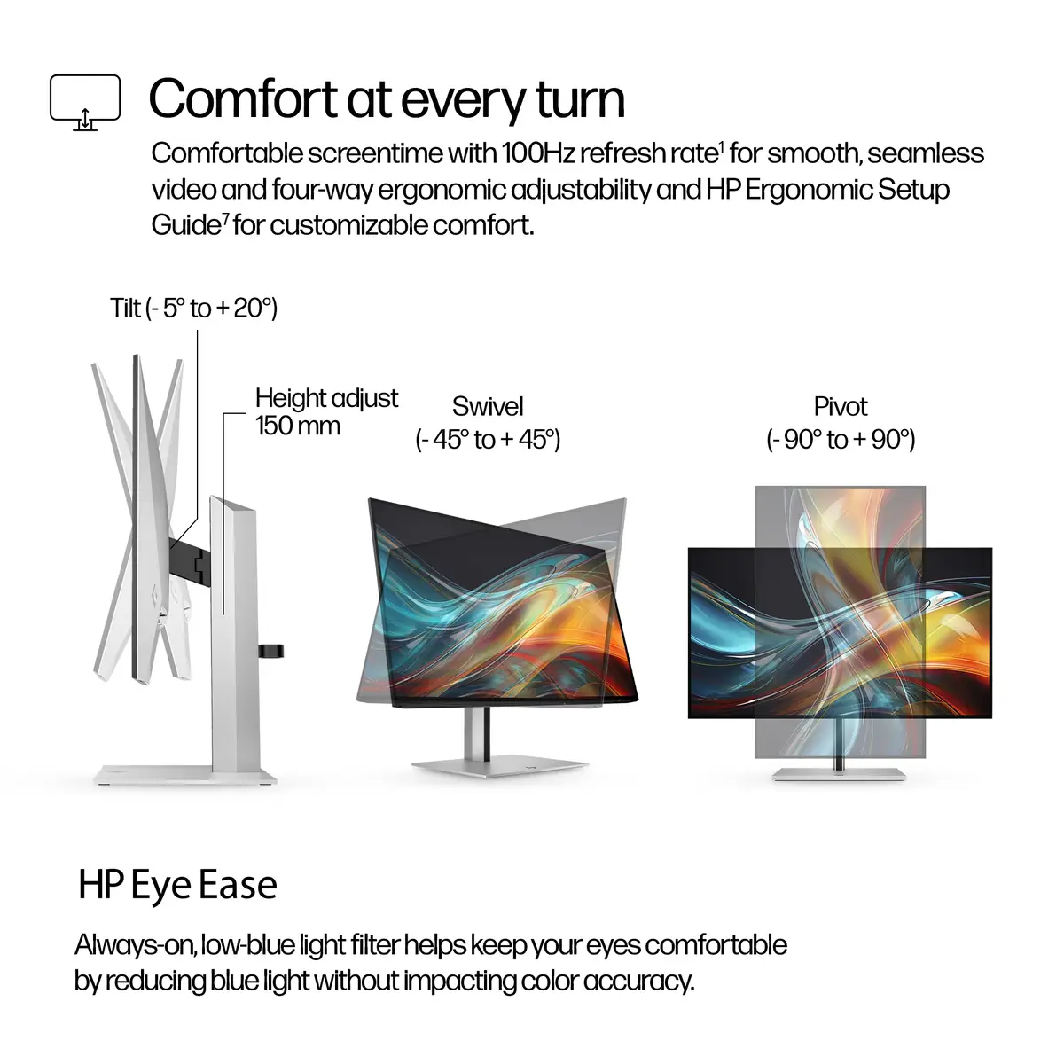 Serie 7 Pro 24 Zoll WUXGA-Monitor – 724pn, 61 cm (24"), 1920 x 1200 Pixel, WUXGA, LCD, 5 ms, Schwarz, Silber