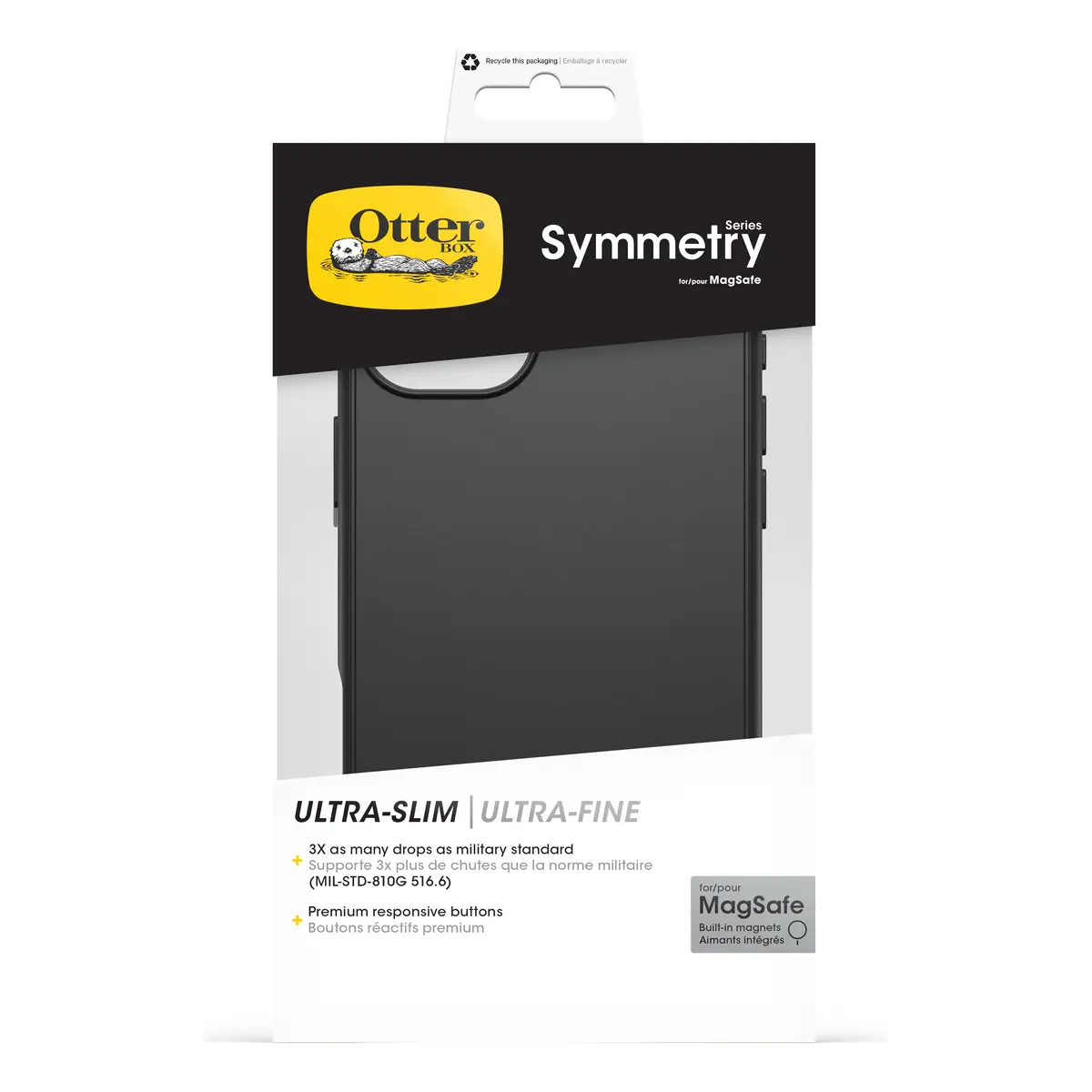 Symmetry Schutzhülle für Apple iPhone 16 Plus Schwarz