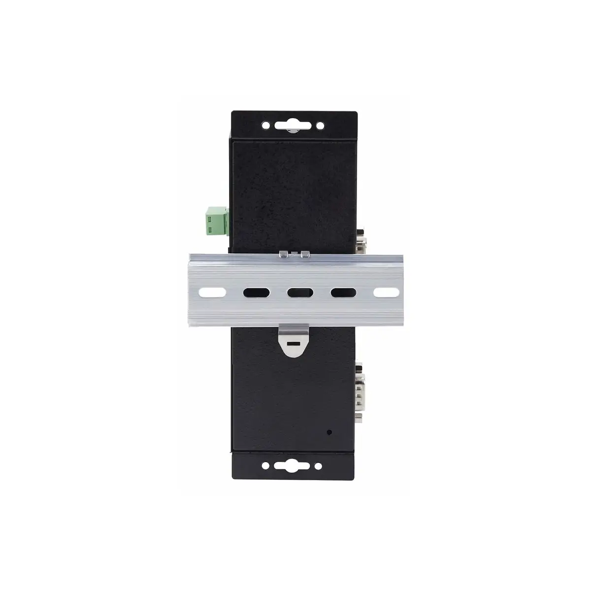 2P Serial to Ethernet Adapter IP LAN to RS232 DB9 Converter Geräteserver 2 Anschlüsse 100Mb LAN RS-232 Wand / DIN-Schienen montierbar TAA-konform