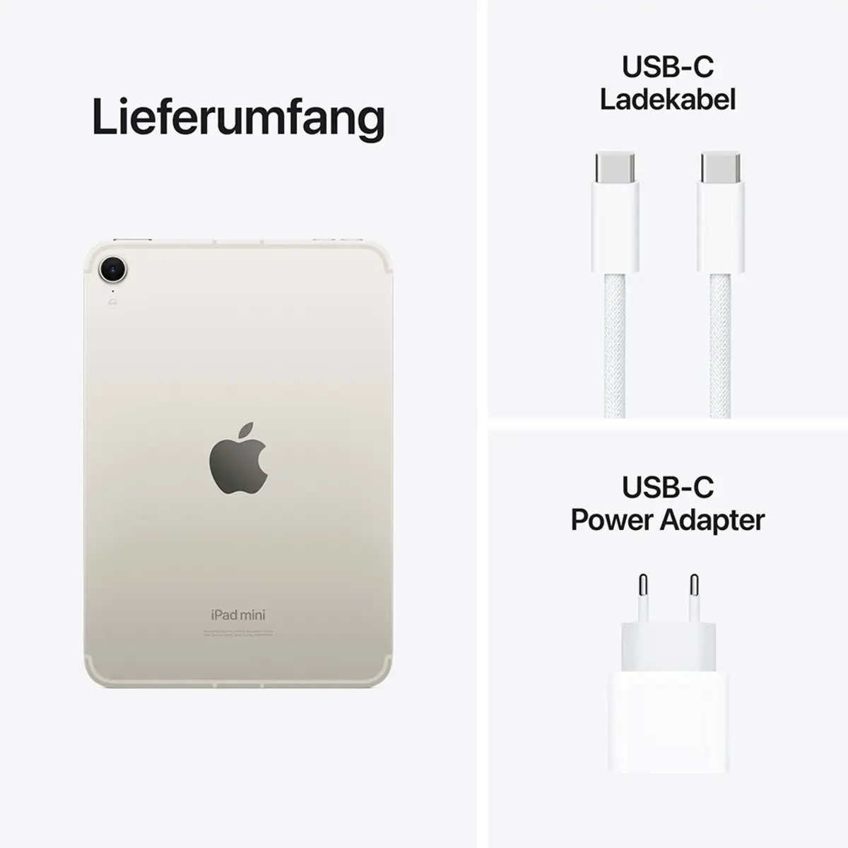 iPad mini (2024) 8,3" 512GB WiFi + Cellular polarstern