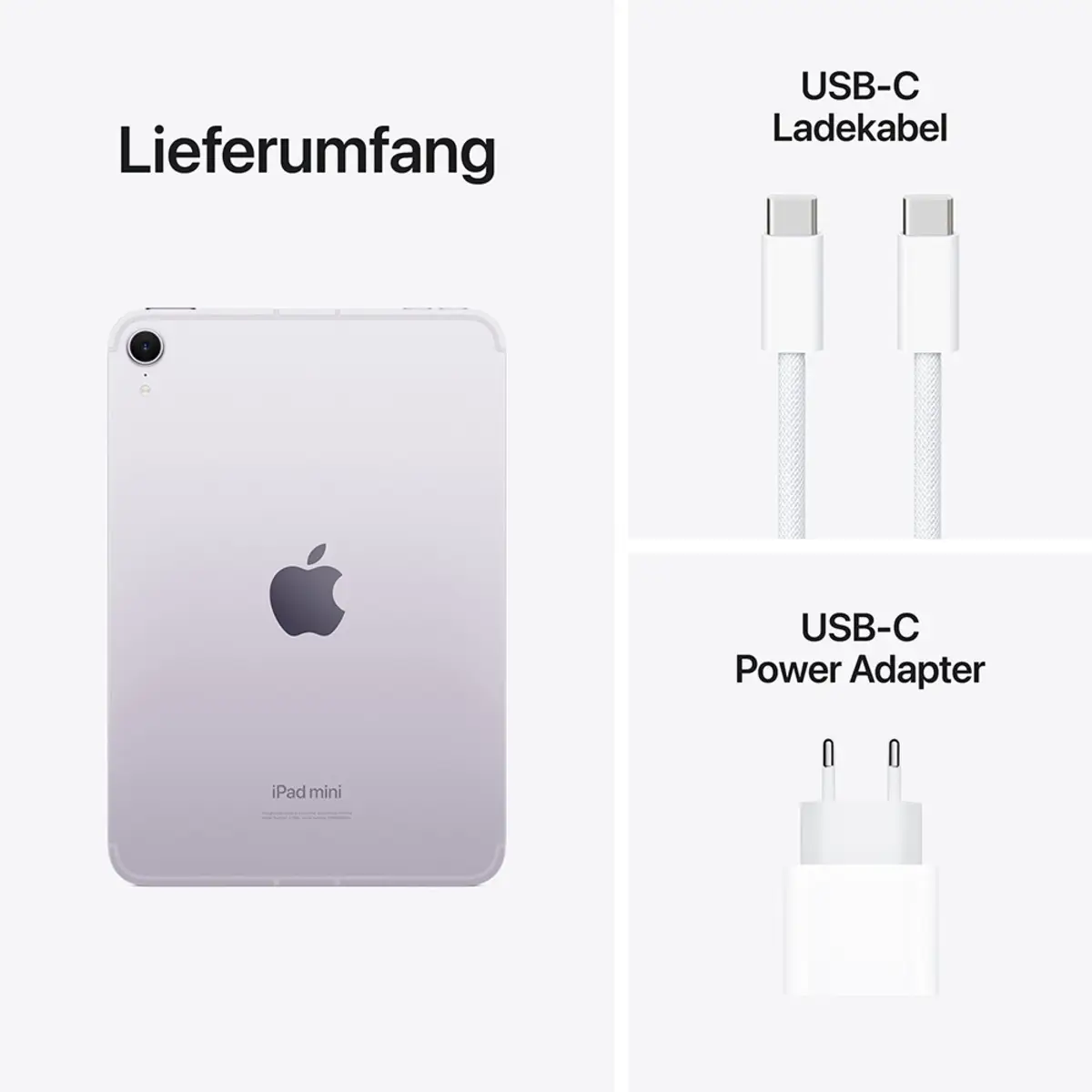 iPad mini (2024) 8,3" 256GB WiFi violett
