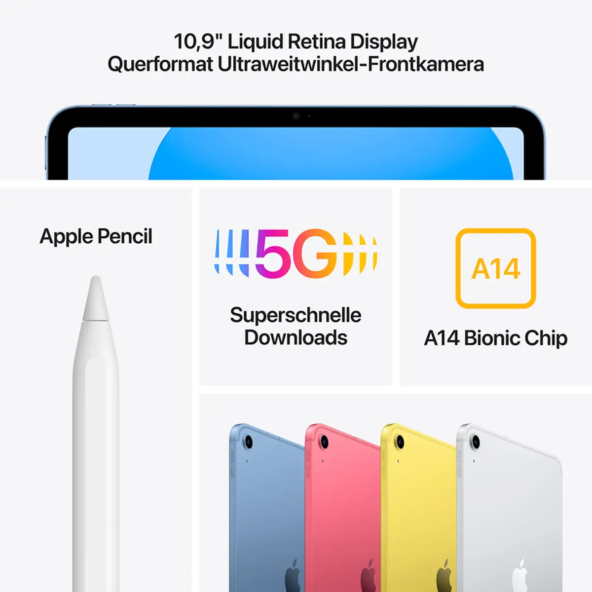 iPad (2024) 10,9" 64GB WiFi+Cellular pink