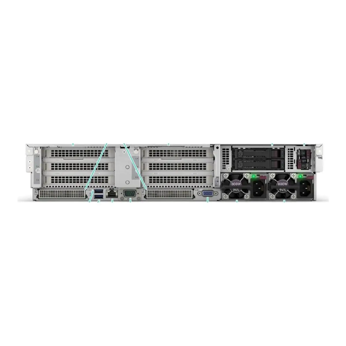 HPE ProLiant DL385 Gen11 AMD EPYC 9224 2.5GHz 24-core 1P 32GB-R 8SFF 1000W PS EU Server