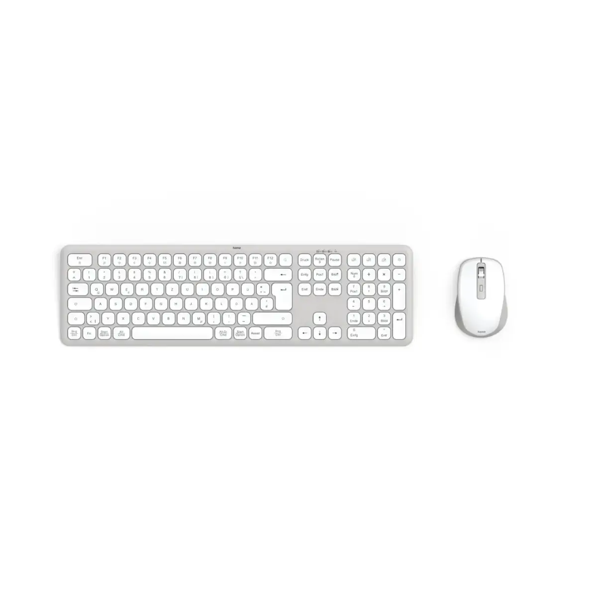 Multi-Device-Tastatur-Maus-Set "WKM-550" kabellos QWERTZ weiß