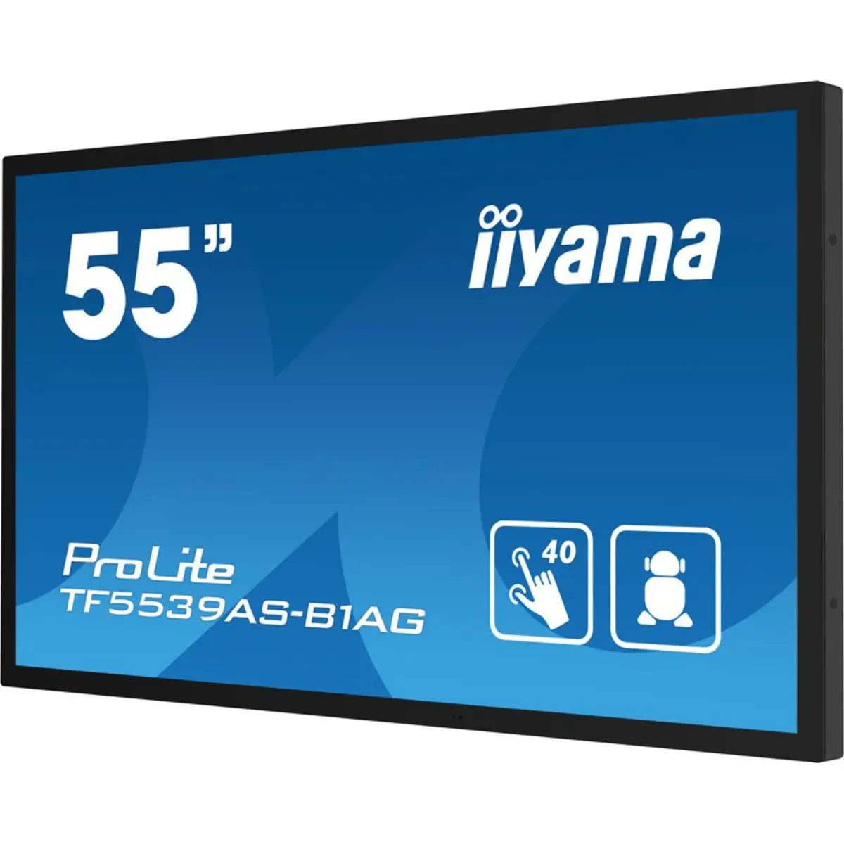 TF5539AS-B1AG 138,7cm (54,6") Digital Signage 3840x2160 Pixel 500cd/m² 1200:1 8ms