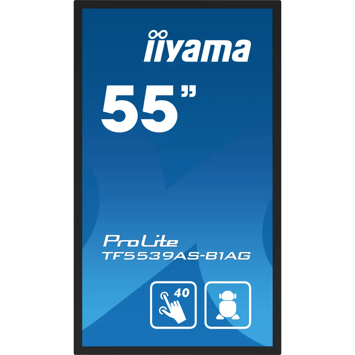 TF5539AS-B1AG 138,7cm (54,6") Digital Signage 3840x2160 Pixel 500cd/m² 1200:1 8ms