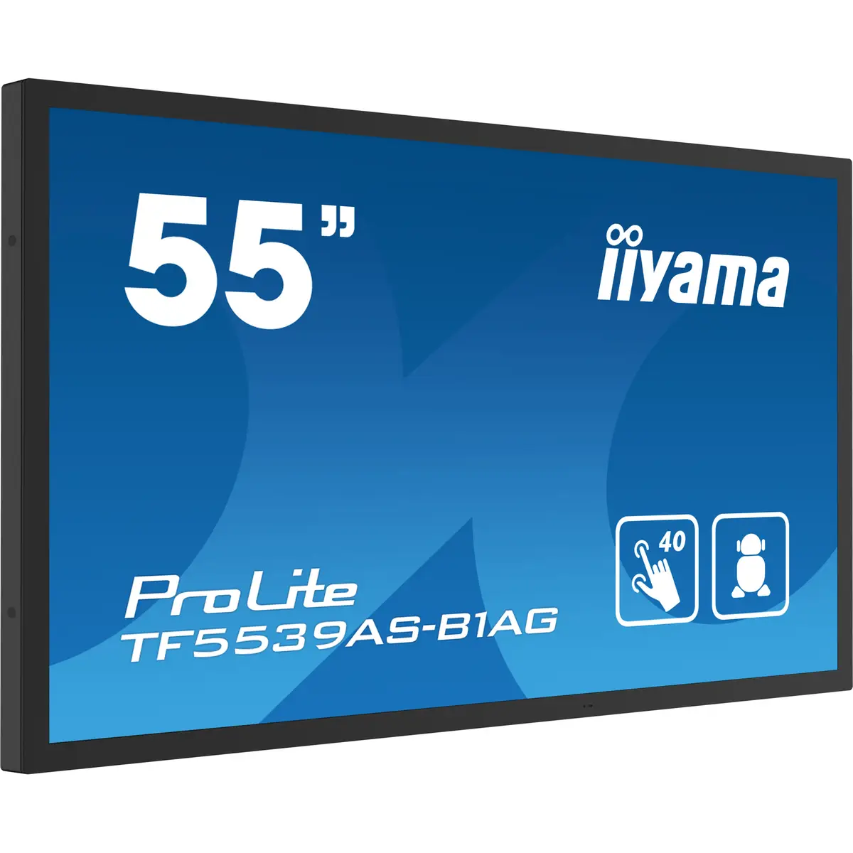TF5539AS-B1AG 138,7cm (54,6") Digital Signage 3840x2160 Pixel 500cd/m² 1200:1 8ms