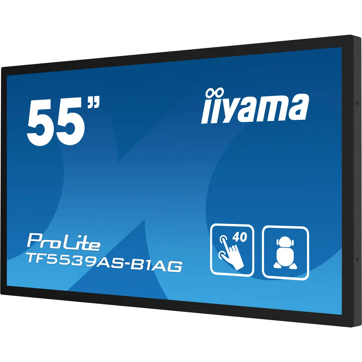 TF5539AS-B1AG 138,7cm (54,6") Digital Signage 3840x2160 Pixel 500cd/m² 1200:1 8ms