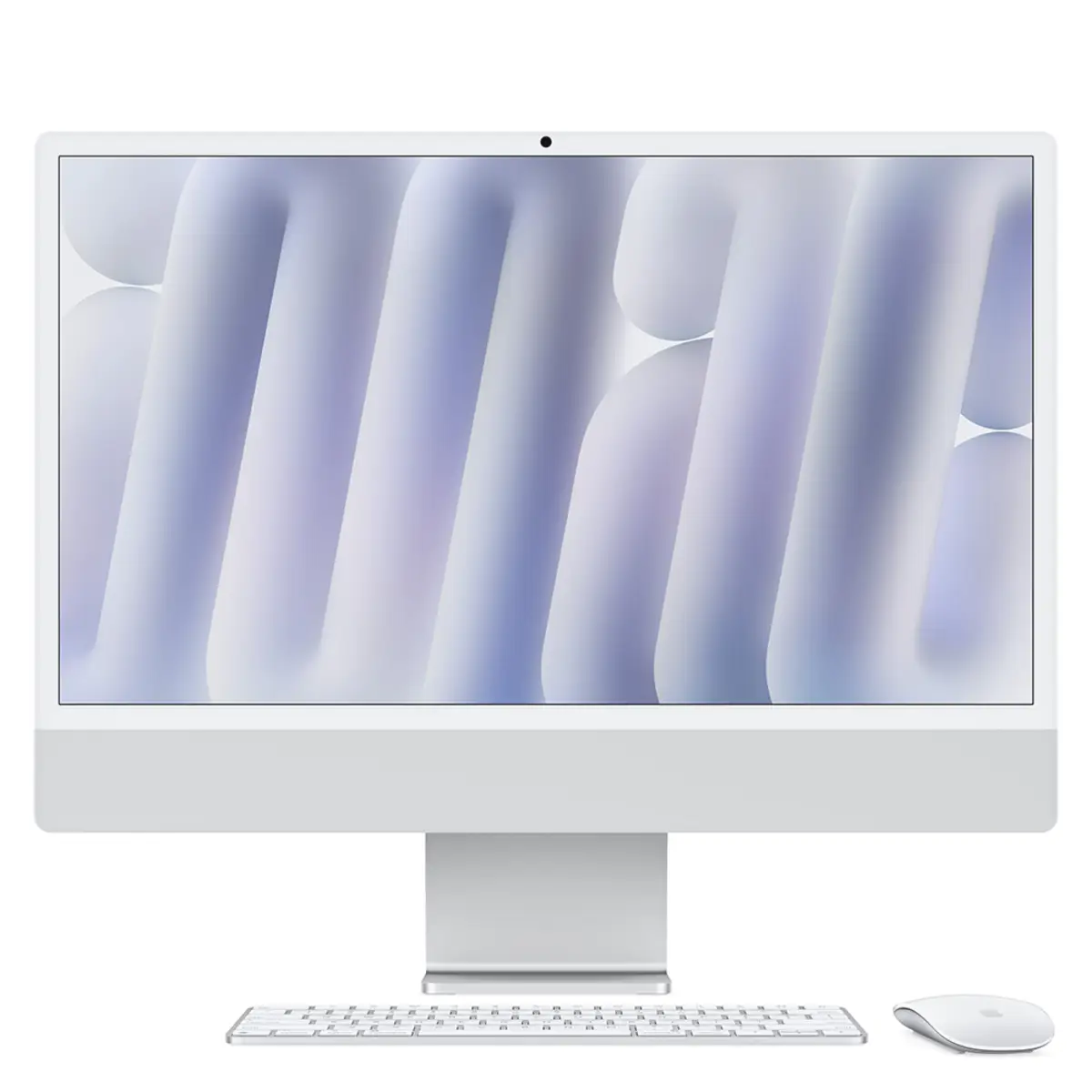 iMac silber mit Retina 4.5k Display Standardglas Apple M4 10C 61cm (24") 16GB RAM 2TB SSD Gigabit Ethernet Magic Mouse 2 + Magic Keyboard mit TouchID und Ziffernblock Deutsch