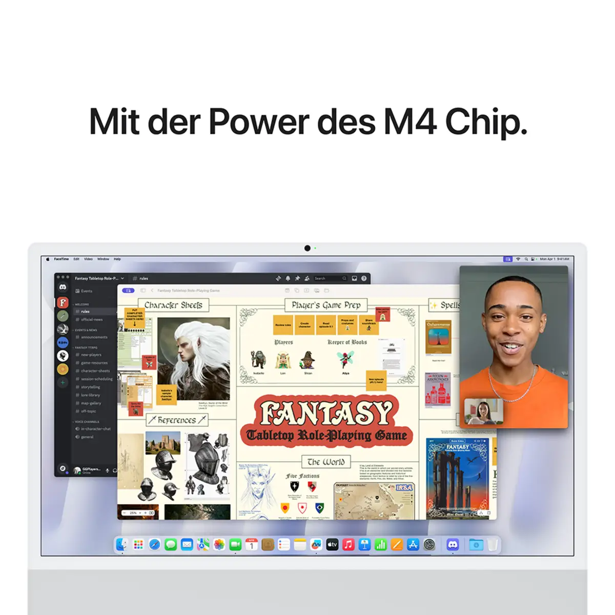 iMac silber mit Retina 4.5k Display Standardglas Apple M4 10C 61cm (24") 16GB RAM 2TB SSD Gigabit Ethernet Magic Mouse 2 + Magic Keyboard mit TouchID und Ziffernblock Deutsch