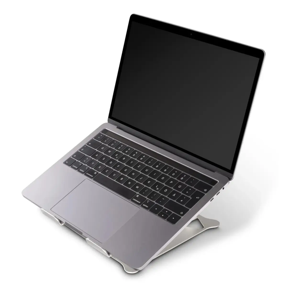 Laptop-Stand Alu höhenverstellbar neigbar bis 40 cm 15.6 Silber