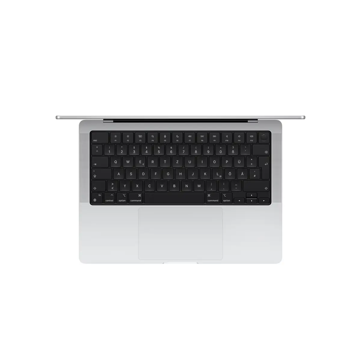 MacBook Pro Apple M4 Pro 12C Deutsch 24GB RAM 1TB SSD 36 cm (14,2") Retina Nanotexturglas 70W EU-Plug Silber