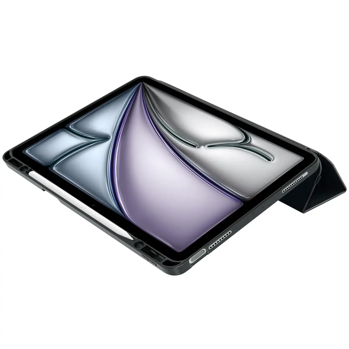 React Folio Series Flip-Hülle für Apple iPad Air 13" (M2) Schwarz