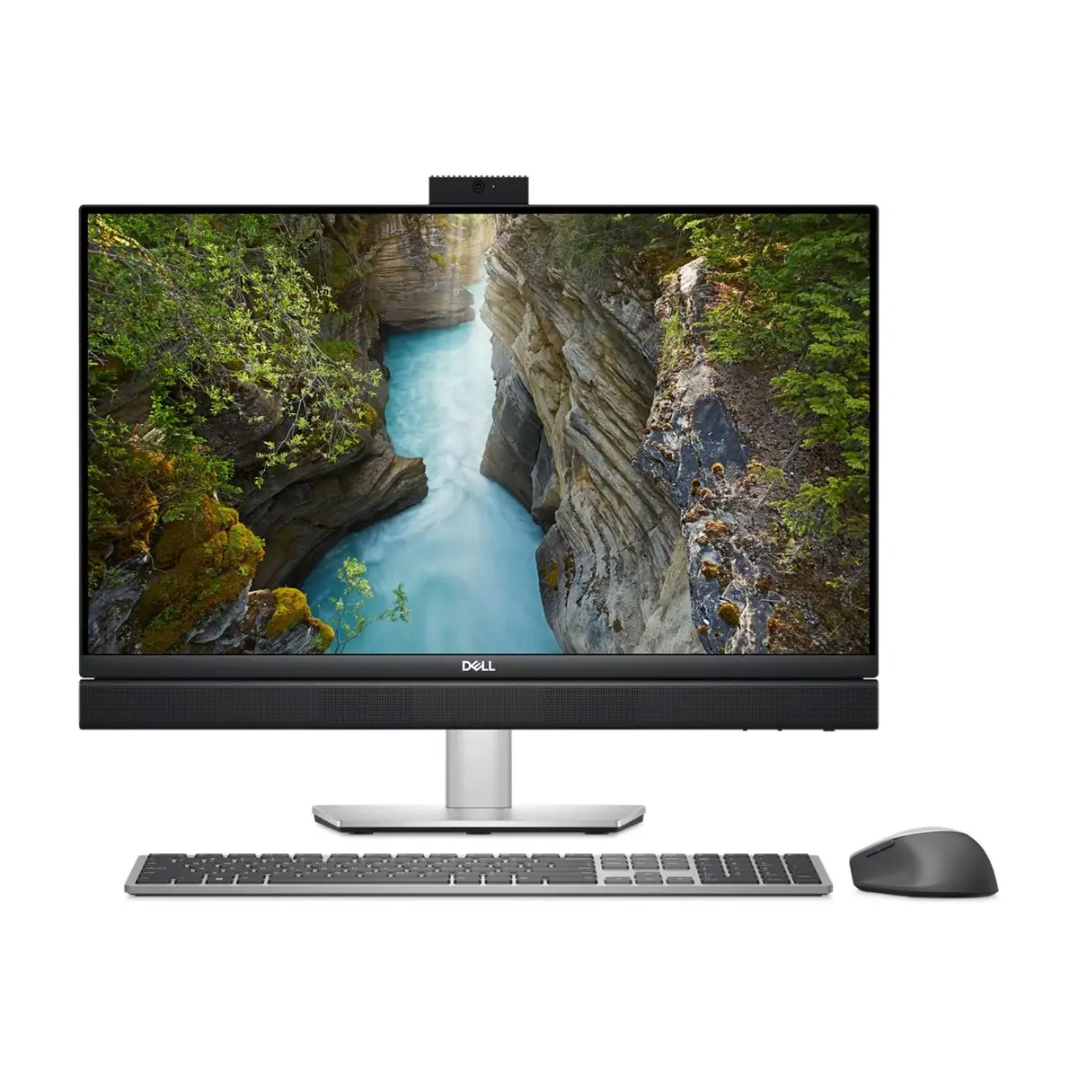 OptiPlex 7420 Plus All In i7-14700 16 GB SSD 512 GB W11P Monitor: LED 60,47 cm 23,81" 1920x1080 FHD 60 Hz Silber schwarz (Tastatur)