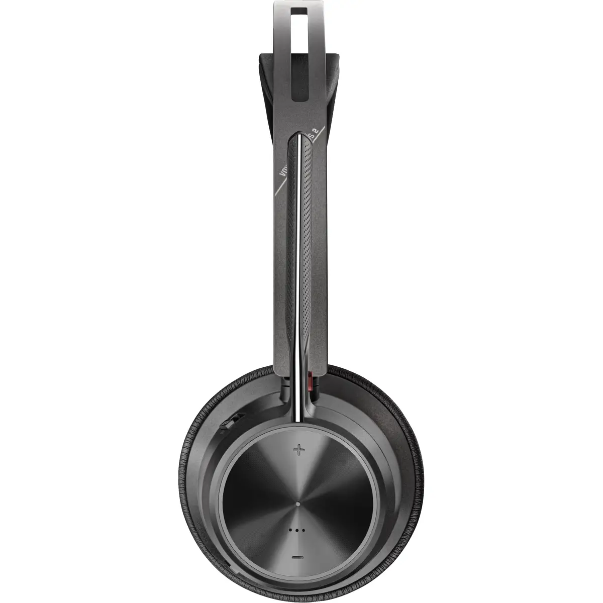 Poly Voyager Focus 2 Headset On-Ear Bluetooth kabellos aktive Rauschunterdrückung Adapter USB-C via Bluetooth Schwarz Zoom Certified