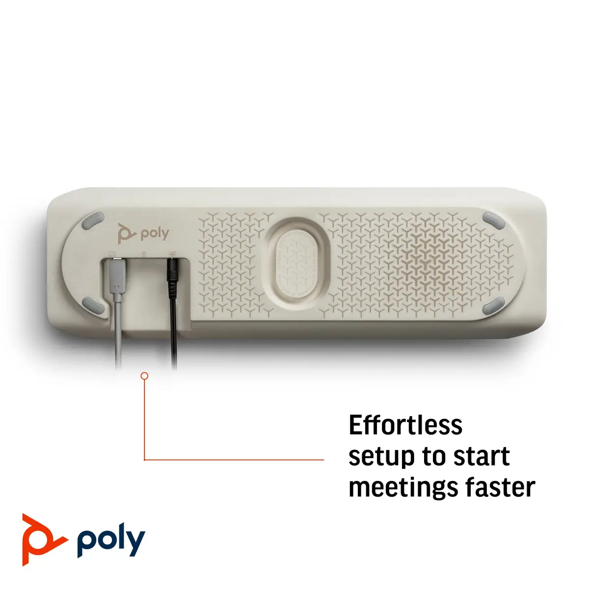 Poly Sync 60 Smarte Freisprecheinrichtung USB/Bluetooth Schwarz/Silber