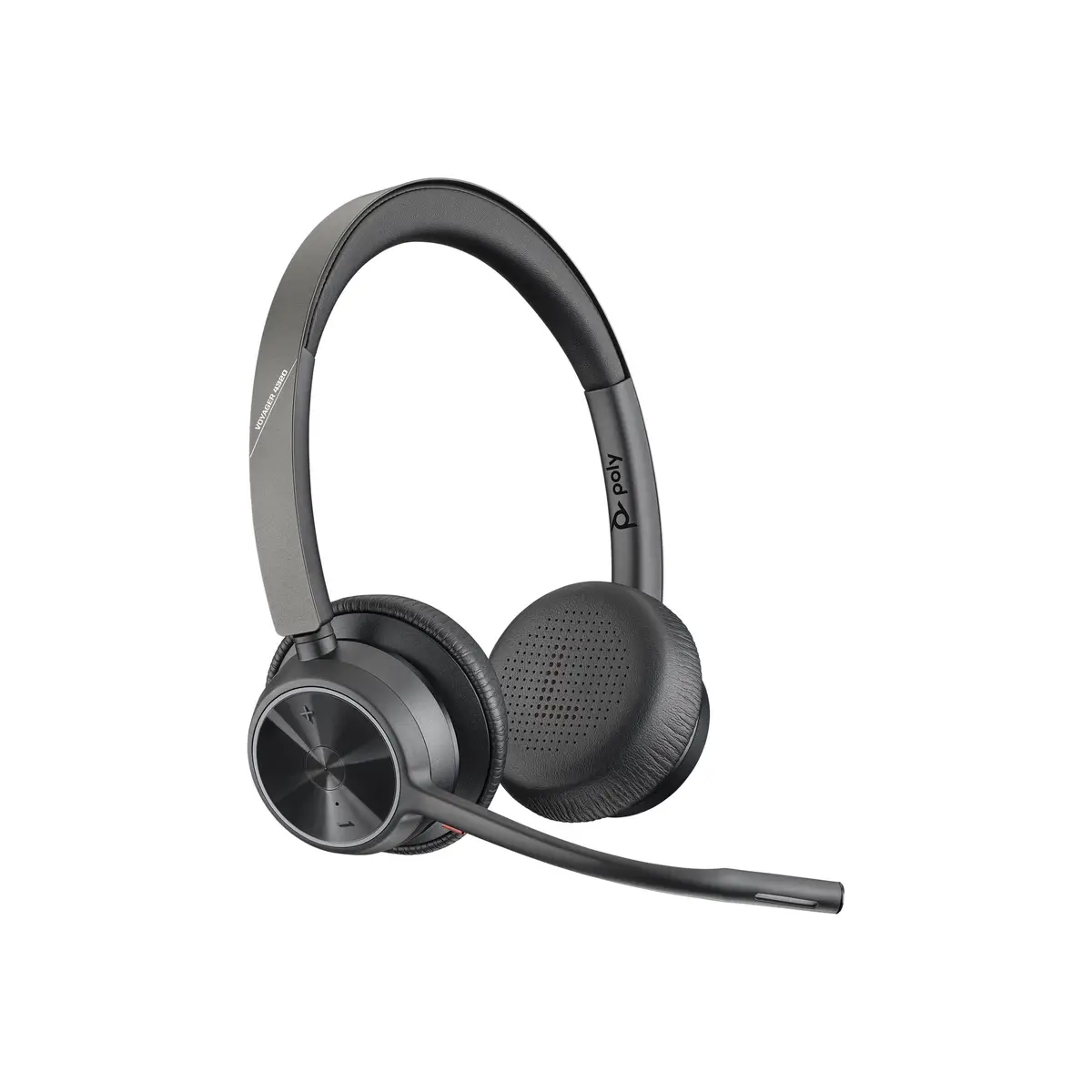 Poly Voyager 4320 Headset On-Ear Bluetooth kabellos USB-A Geräuschisolierung Zoom Certified